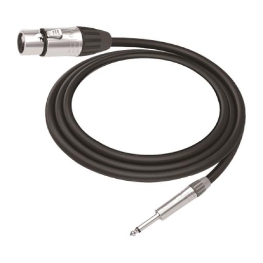 [COSMICONN_CMC-MF3-PM-L-3M] COSMICONN Cable de Audio | XLR 3 Polos Hembra a Plug 1/4 in mono | Conector Seetronic Serie M SCMF3 - MP2X | Longitud 3m
