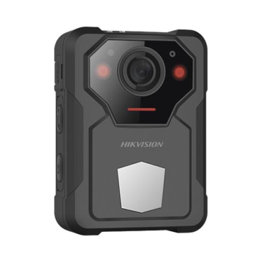 [HIKVISIONDIGITALTECHNOLOGY_DS-MCW406/64G/GPS/NS] Hikvision Digital Technology Body Camera Portátil / Grabación a 2K (4 Megapixel) / Pantalla 1.77" TFT / Fotos de Hasta 40 Megapixel / IP54 / H.265 / 64 GB de Almacenamiento / Microfono Integrado / GPS