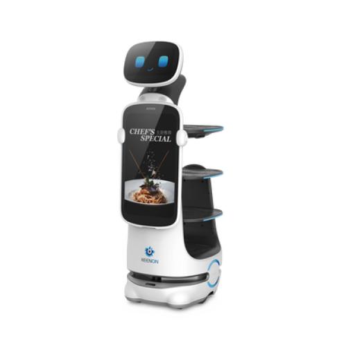[KEENON_T10LS] KEENON Robot Autonomo para Servicio de Meseros Ubicado por SLAM (Laser) / Mejora el Servicio al Cliente / Soporta 10 Kgs por Charola / Ideal para Restaurantes, Cafeterias, Hospitales, Salones de Eventos, Etc...