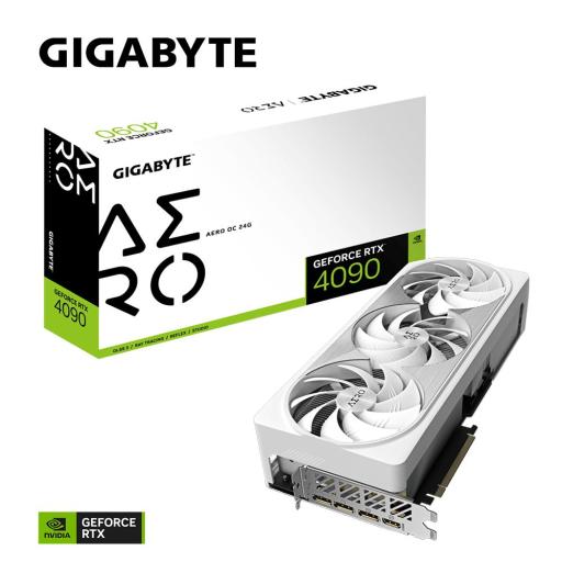 [GIGABYTE_GV-N4090AERO OC-24GD] Tarjeta de video Gigabyte NVIDIA GeForce RTX 4090 AERO OC 24GB GDDR6X