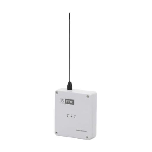 [SFIRE_SF-LORA-TRANS-DC] SFire Transmisor inalámbrico / Alimentado a 12Vcc / Entrada de 2 contactos secos NA / Distancia máxima de transmisión 2500 metros (Linea de vista) 