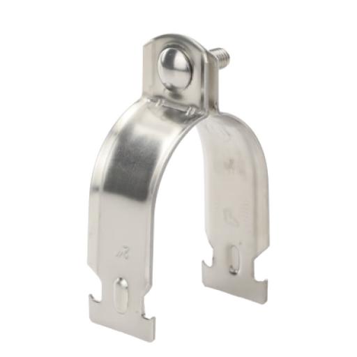 [SYSCOMTOWERS_STRUT-STRAP2] SYSCOM TOWERS Abrazadera de Acero Inoxidable  de 2 " Para Unicanal Tipo Strut