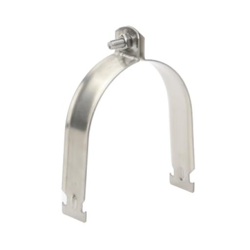 [SYSCOMTOWERS_STRUT-STRAP4] SYSCOM TOWERS Abrazadera de Acero Inoxidable  de 4" Para Unicanal Tipo Strut