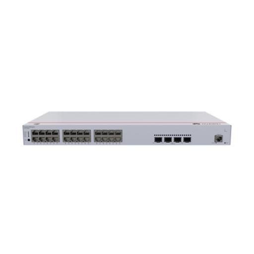 [HUAWEI_S310-24P4X] Huawei Switch Gigabit Administrable PoE Capa 3 / 24 puertos 10/100/1000 Mbps (PoE) / 4 Puertos SFP+ Uplink / 400W / PoE Perpetuo / iStack / Administración Nube Gratis