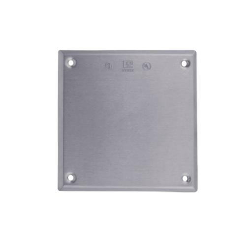[RAWELT_TC-04-18] RAWELT Tapa cuadrada ciega de aluminio para caja cuadrada.