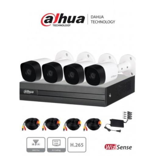 [DAHUA_KIT/XVR1B04H-I/4-B2A51N-0280B-S2] Dahua Kit de videovigilancia Dahua Technology DH-KIT/XVR1B04H-I/4-B2A51N-0280B-S2