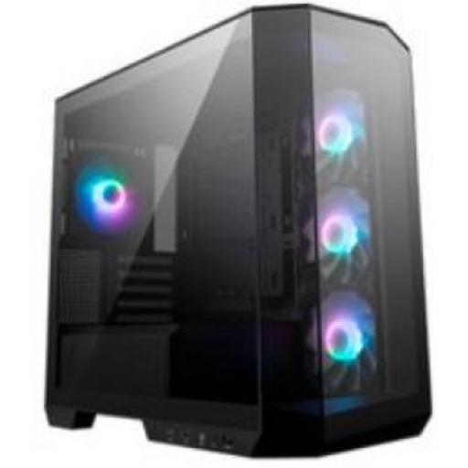 [MSI_MAG PANO M100R PZ] GABINETE MSI (MAG PANO M100R PZ) NEGRO, VIDRIO TEMPLADO, 4*VENTILADOR ARGB, MICRO ATX, SIN FUENTE