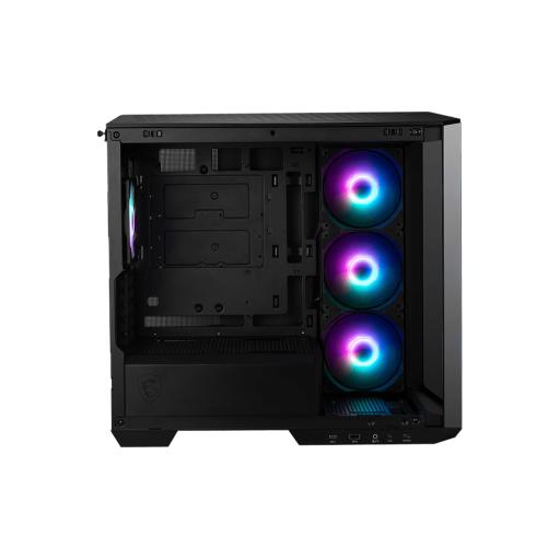[MSI_MAG PANO M100R PZ] GABINETE MSI (MAG PANO M100R PZ) NEGRO, VIDRIO TEMPLADO, 4*VENTILADOR ARGB, MICRO ATX, SIN FUENTE