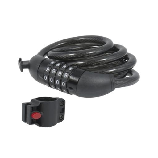 [LOCK_SYS-14CN] LOCK Candado de Cable de Combinación/ Longitud 100 cm / Nivel de seguridad 3/ Discos Programables.