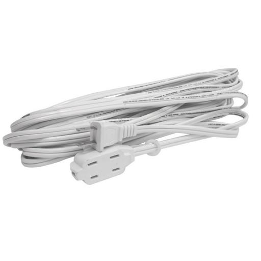 [SURTEK_SYS-136142] Surtek Extensión Eléctrica Doméstica de 4 metros / 127 V CA 8 A Máximo / Color Blanco.