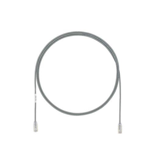[PANDUIT_UTP28X15GY] Panduit Cable de Parcheo UTP Cat6A, CM/LSZH, Diámetro Reducido (28AWG), Color Gris, 15ft
