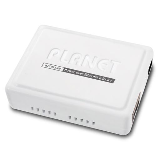 [PLANET_POE-151] Planet Inyector PoE 802.3af de 1 Puerto 10/100 Mbps (Mid-Span), Hasta 15.4 W