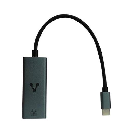 [VORAGO_ADP-210] Vorago Adaptador Vorago ADP-210 Tipo C a Ethernet RJ45 1GBPS 200mm Color Negro