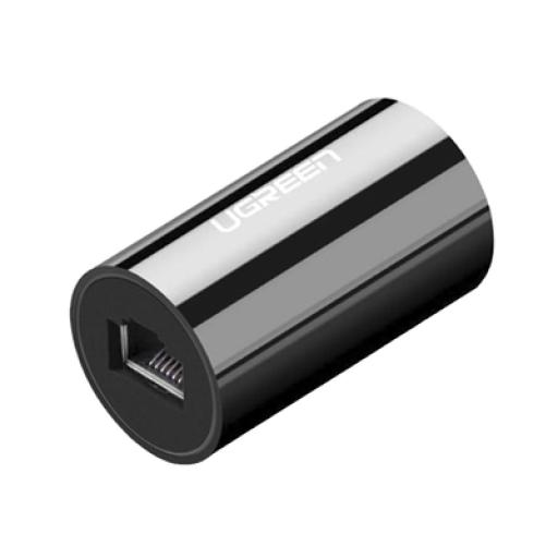 [UGREEN_30837] Ugreen Acoplador y Protector (Extensor de Cable Ethernet RJ45) | 1000Mbps | Compatibilidad con Cat7/Cat6/ Cat5e | Compatible con POE | Ignífugo | ABS | Color Negro
