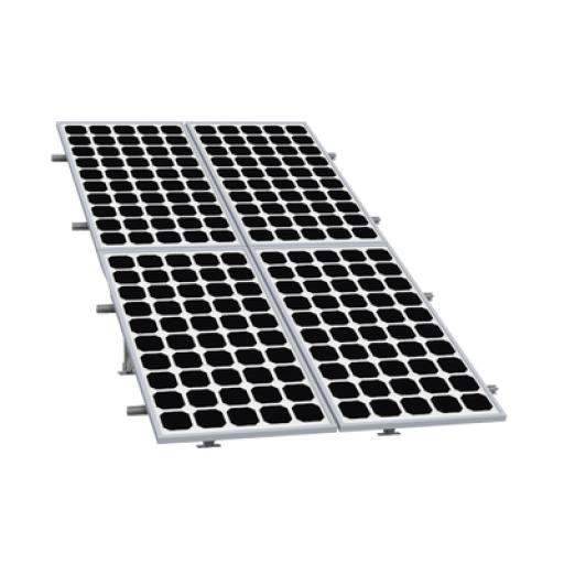[EPCOM_VEKTOR5R2X2] Epcom Montaje para Panel Solar 2X2, Riel 5 de 2700mm para Módulos con Espesor de 30-35mm, Vel. de Viento Máx. 136km/h
