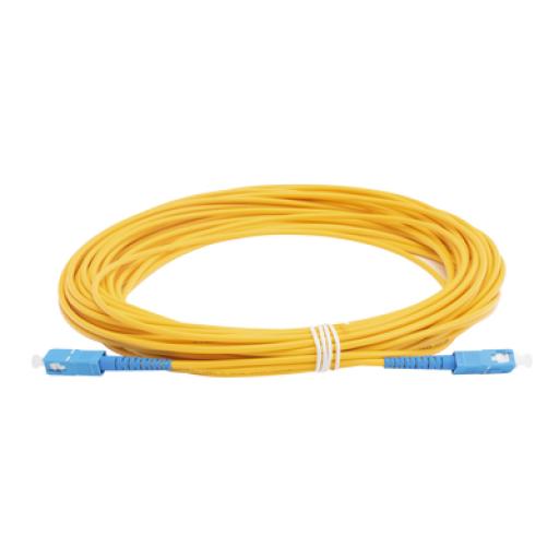[LINKEDPROBYEPCOM_LPSM3SCUSCUS15] LINKEDPRO BY EPCOM Jumper de Fibra Óptica Monomodo SC/UPC - SC/UPC Simplex, color amarillo, 15 metros