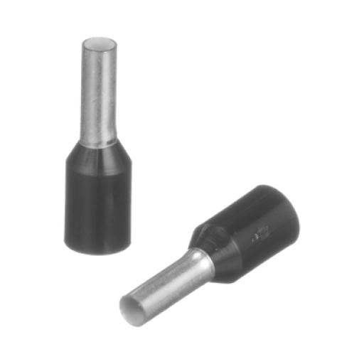 [PANDUIT_FSD78-6-D] Panduit Ferrule Aislado Para Cables 16 AWG, PIN de 6 mm de Longitud, Mango Color Negro, Paquete de 500 Piezas.