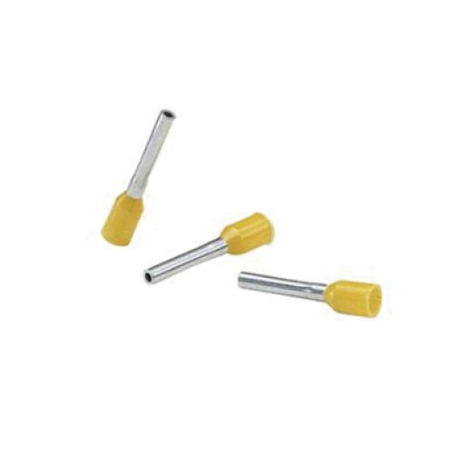 [PANDUIT_FSD85-16-L] Panduit Ferrule Aislado Para Cables 4 AWG, PIN de 16 mm de Longitud, Mango Color Amarillo, Paquete de 50pz