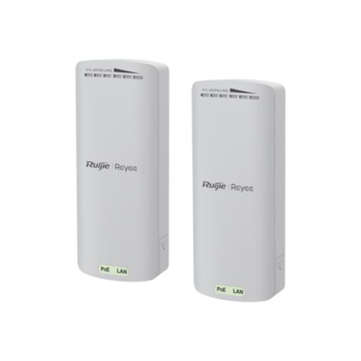 [RUIJIE_RG-EST100-E] RUIJIE Kit Enlace Inalámbrico de 500 m Preconfigurado + Ajuste Automático de Potencia / Hasta 300 Mbps / Doble Puerto LAN