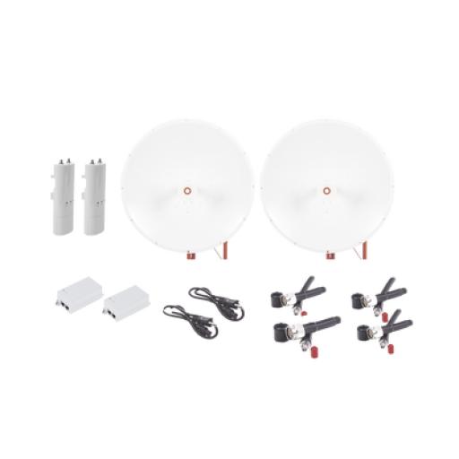 [MIMOSANETWORKS_C5C-TXP34-KIT] Mimosa Networks Kit completo de radio C5C con Antena TXP4865D34DP de 34 dBi, Frecuencia (4.9-6.5 GHz), para hasta 65 km, PoE, cable de alimentación y Jumpers Incluidos