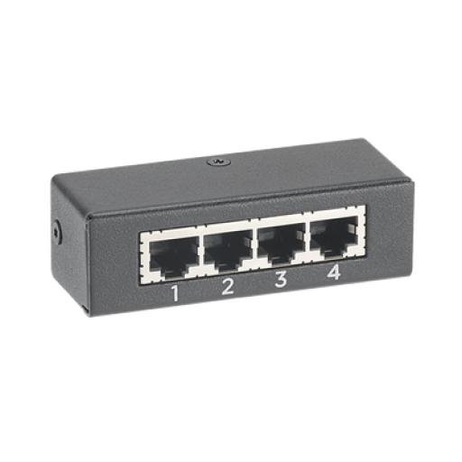 [PANDUIT_EF001] Panduit HUB de 4 Puertos, Para Sensores SmartZone G5 de Panduit, Color Negro