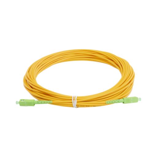 [LINKEDPROBYEPCOM_LPSM3SCASCAS15] LINKEDPRO BY EPCOM Jumper de Fibra Óptica Monomodo SC/APC - SC/APC Simplex, color amarillo, 15 metros