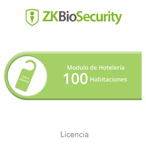 [ZKTECO_ZK-BS-HOTEL-100] ZKTeco Licencia para ZKBiosecurity para modulo de hoteleria para 100 habitaciones