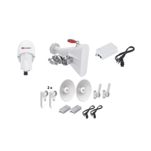 [MIMOSANETWORKS_A5X-RF-KIT-WISP] Mimosa Networks Kit completo para WISP, Kit de A5x y Adaptador TPA-A5X, antena sectorial HG3TPA60 de 60º, y 2 kit C5XPTPKIT3, ideal para hasta 7 km, POEs y Cables de alimentación incluidos.