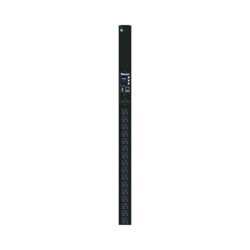 [PANDUIT_P16D20M] Panduit PDU Monitoreable (MI) para Distribución de Energía, Enchufe de Entrada NEMA 5-15P, Con 16 Salidas NEMA 5-20R, de Instalación Vertical, 120 Vca, 15 Amp