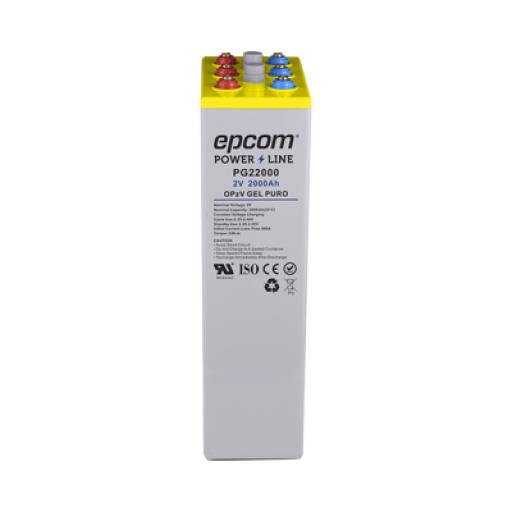 [EPCOM_PG22000] Epcom Batería de GEL PURO OPzV / 2 V @ 2,000 Ah / Ciclo profundo /Uso en Aplicaciones Fotovoltaicas y de Respald