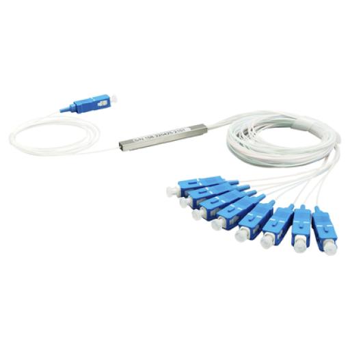[LINKEDPROBYEPCOM_LP-PLC-1X8UPC] LINKEDPRO BY EPCOM Splitter (Divisor Óptico) tipo PLC, de 1x8, conectores SC/UPC 