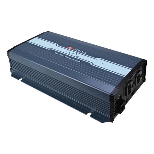 [MEANWELL_NTS750124US] MEANWELL Inversor de Corriente de Onda Pura / Entrada 24 Vcd / Salida 750 W / 110 Vca 60 Hz