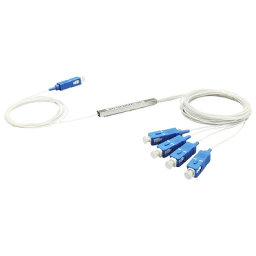 [LINKEDPROBYEPCOM_LP-PLC-1X4UPC] LINKEDPRO BY EPCOM Splitter (Divisor Óptico) tipo PLC, de 1x4, conectores SC/UPC 