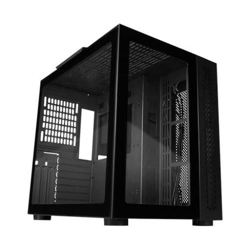 [GAMEFACTOR_CSG700-BK] Game Factor GABINETE GAME FACTOR ATX FISHTANK DOBLE CRISTAL USB 3.0 S/FTE NEGRO CSG700-BK