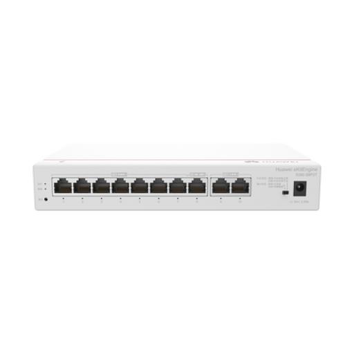 [HUAWEI_S380-S8P2T] Huawei HUAWEI eKit - Router Multi-Servicio / 1 puerto 10/100/1000 Mbps(WAN) / 1 puerto 10/100/1000 Mbps(WAN/LAN) PoE / 7 puertos 10/100/1000 Mbps(LAN) PoE / 124W / Rendimiento 2 Gbps / Controla hasta 64 APs / Hasta 250 Clientes / Administración Nube Grati