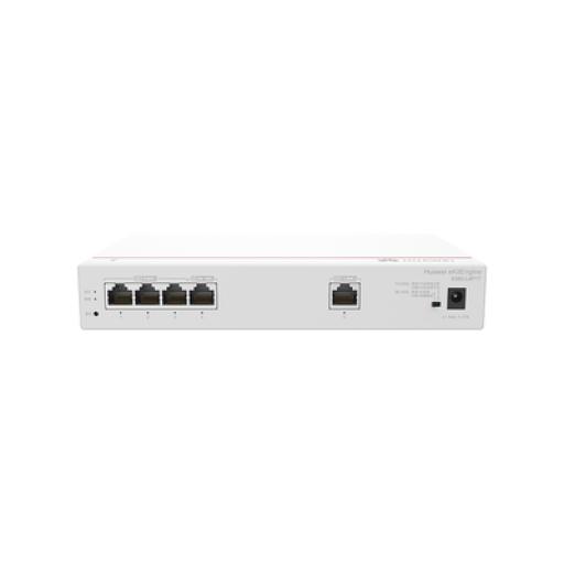 [HUAWEI_S380-L4P1T] Huawei Router Multi-Servicio / 1 puerto 10/100/1000 Mbps(WAN) / 4 puertos 10/100/1000 Mbps(LAN) PoE / 50W / Rendimiento 1 Gbps / Controla hasta 32 APs / Hasta 150 Clientes / Administración Nube Gratis