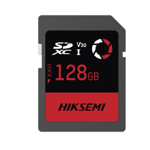 [HIKSEMIBYHIKVISION_HS-SD-E30/128G] HIKSEMI by HIKVISION Memoria SD / Clase 10 de 128 GB / Especializada Para Drones Comerciales, Cámaras de Fotografía y Video  / 180 MB/s Lectura / 150 MB/s Escritura