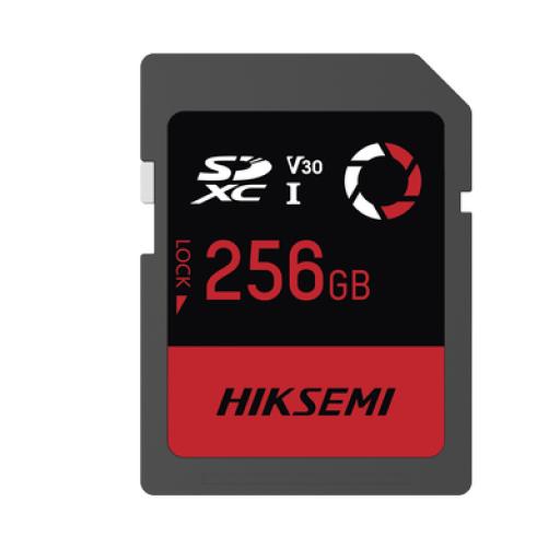 [HIKSEMIBYHIKVISION_HS-SD-E30/256G] HIKSEMI by HIKVISION Memoria SD / Clase 10 de 256 GB / Especializada Para Drones Comerciales, Cámaras de Fotografía y Video  / 180 MB/s Lectura / 150 MB/s Escritura