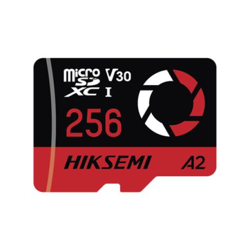 [HIKSEMIBYHIKVISION_HS-TF-E3/256G] HIKSEMI by HIKVISION Memoria MicroSD / Clase 10 de 256 GB / Especializada Para Drones Comerciales, Cámaras de Fotografía y de Video / 180 MB/s Lectura / 150 MB/s Escritura