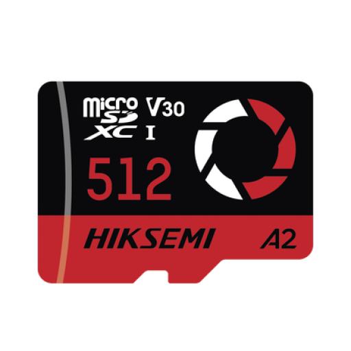 [HIKSEMIBYHIKVISION_HS-TF-E3/512G] HIKSEMI by HIKVISION Memoria MicroSD / Clase 10 de 512 GB / Especializada Para Drones Comerciales, Cámaras de Fotografía y de Video / 180 MB/s Lectura / 150 MB/s Escritura