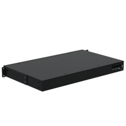[PANDUIT_P08E16M] Panduit PDU Switchable y Monitoreable por Toma (MS) para Distribución de Energía, Enchufe de Entrada NEMA L5-20P, Con 8 Salidas 5-20R, Horizontal 19in, 120 Vca, 15 Amp, 1UR