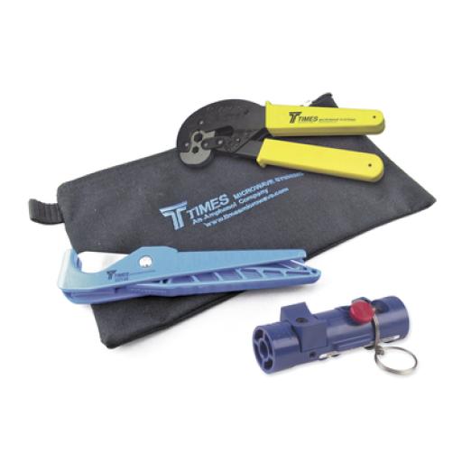 [TIMESMICROWAVESYSTEMS_TK-400EZ] Times Microwave Systems Kit de Herramientas para Instalar Conectores en Cable LMR-400 Times