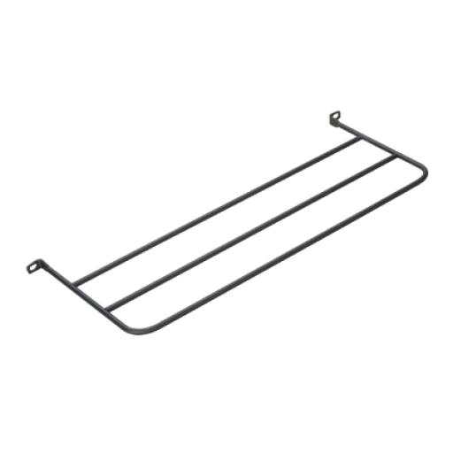 [PANDUIT_SRB19MDBL] Panduit Barra para Aliviar Tensión o Peso Atrás de Patch Panel, Extendida de 7 Pulgadas, Color Negro
