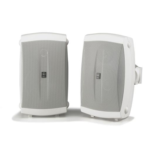 [YAMAHA_NSAW150W] YAMAHA Altavoces de Montaje en Superficie de 2 vias | Woofer 5 in, Tweeter 0.5 in | Semi-Exterior, 6 ohms | Par Color Blanco