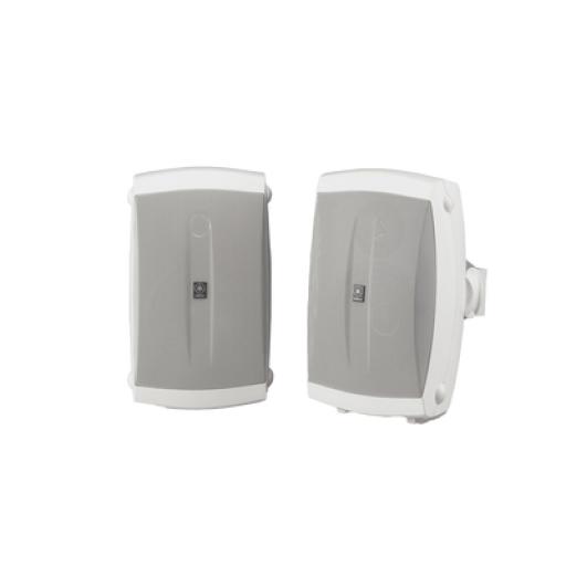 [YAMAHA_NSAW150W] YAMAHA Altavoces de Montaje en Superficie de 2 vias | Woofer 5 in, Tweeter 0.5 in | Semi-Exterior, 6 ohms | Par Color Blanco