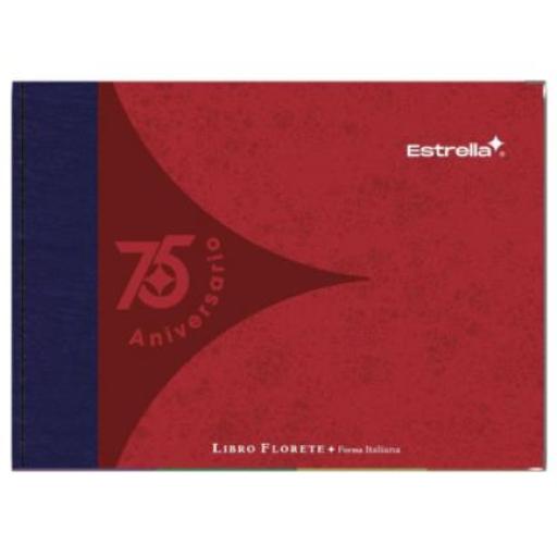 [ESTRELLA_134] Estrella Libro Florete Estrella Forma Italiana Raya 240 Hojas