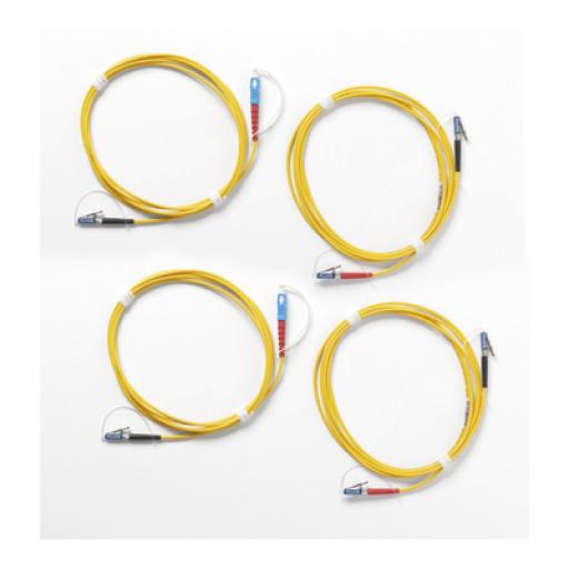 [FLUKE_SRC-9-SCLC-KIT-M] Fluke Kit de Cables de Referencia de Comprobación Monomodo CertiFiber® Pro, Para Fibras con Conectores LC (2 SC/LC Metálico, 2 LC/LC Metálico), de 2 Metros