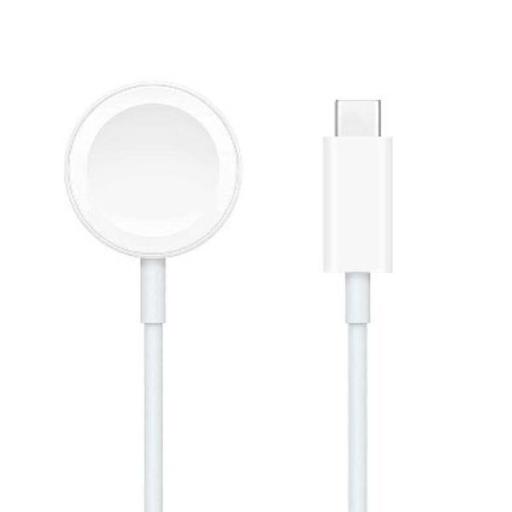 [BROBOTIX_6005255] Cable USB-C de Carga Magnética para Apple Watch BRobotix Blanco 1 M.
