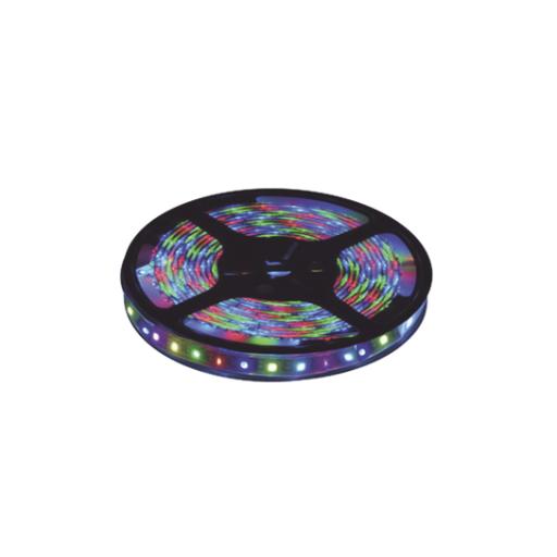 [JWJ_JLTL-5050-IP65-RGB] JWJ Tira Led de 5 m / Uso Exterior / Potencia 22 W / 900 lm/ 12 V CD / IP 65.
