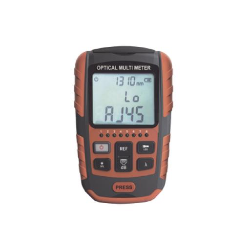[LINKEDPROBYEPCOM_LP-M-OPM-R] LINKEDPRO BY EPCOM Medidor de Potencia Óptica (MINI OPM) / Versión Reducida / Compatible con Fibra Óptica Multimodo y Monomodo / Soporta conectores SC, ST Y FC / Incluye Función de VFL / Incluye función para probar Cables RJ45 / Recargable